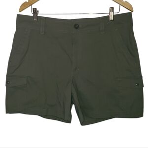 Eddie Bauer Grey Womens Cargo Short Size 14